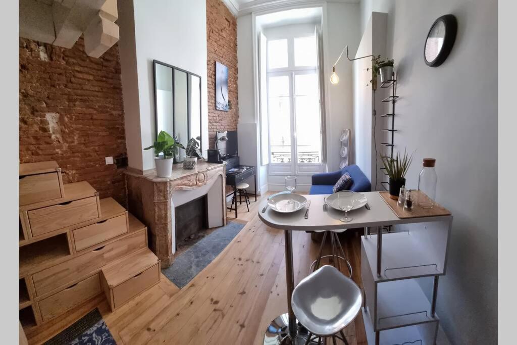 T1 Bis Cosy- Hypercentre - Clim - Metro - Wifi Apartment ตูลูส ภายนอก รูปภาพ